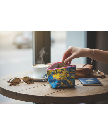 Πορτοφόλι Souvenir μπρελόκ mini - Σετ 10pcs - PVC - Chalkidiki - 11*7*4cm