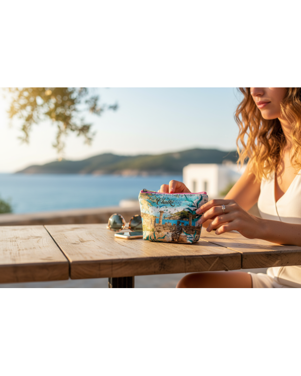 Πορτοφόλι Souvenir μπρελόκ mini - Σετ 10pcs - PVC - Chalkidiki - 11*7*4cm