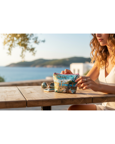 Πορτοφόλι Souvenir μπρελόκ mini - Σετ 10pcs - PVC - Chalkidiki - 11*7*4cm