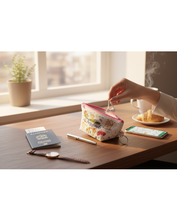 Πορτοφόλι Souvenir μπρελόκ mini - Σετ 10pcs - PVC - Thessaloniki - 11*7*4cm