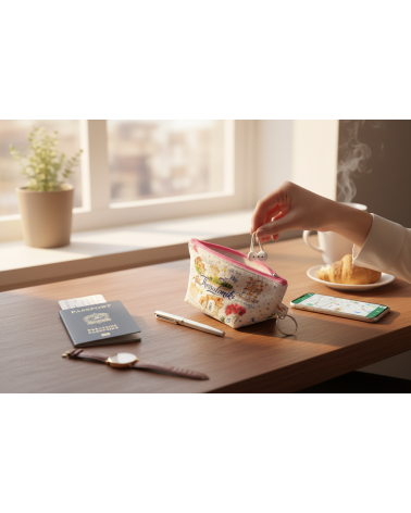 Πορτοφόλι Souvenir μπρελόκ mini - Σετ 10pcs - PVC - Thessaloniki - 11*7*4cm