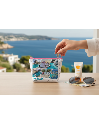 Πορτοφόλι Souvenir μπρελόκ mini - Σετ 10pcs - PVC - Paralia - 11*7*4cm