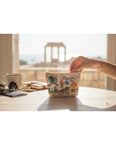 Πορτοφόλι Souvenir μπρελόκ mini - Σετ 10pcs - PVC - Thassos - 11*7*4cm