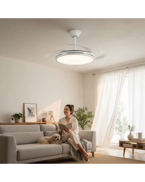 Ανεμιστήρας οροφής & φωτιστικό - DS-8989