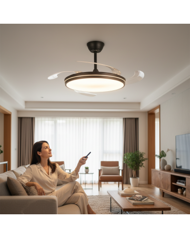 Ανεμιστήρας οροφής & φωτιστικό - DS-8989
