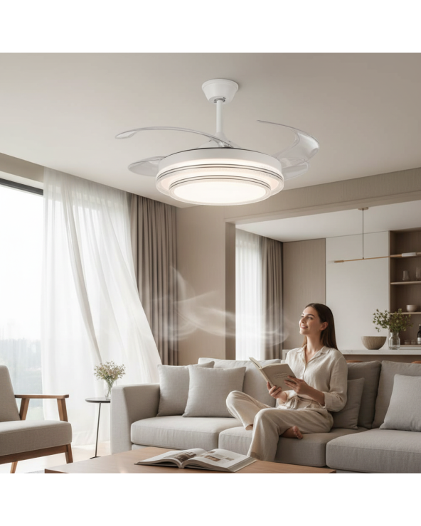 Ανεμιστήρας οροφής & φωτιστικό - DS-8049