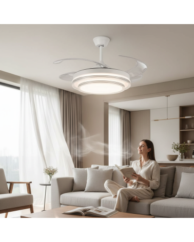 Ανεμιστήρας οροφής & φωτιστικό - DS-8049