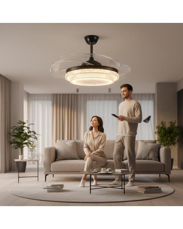 Ανεμιστήρας οροφής & φωτιστικό - DS-6601