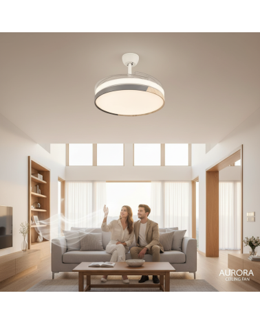 Ανεμιστήρας οροφής & φωτιστικό - DS-6605