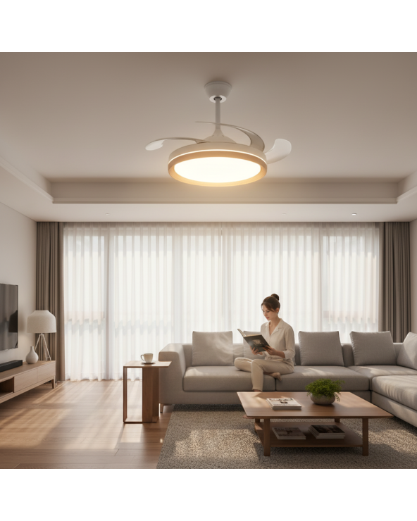 Ανεμιστήρας οροφής & φωτιστικό - DS-6615