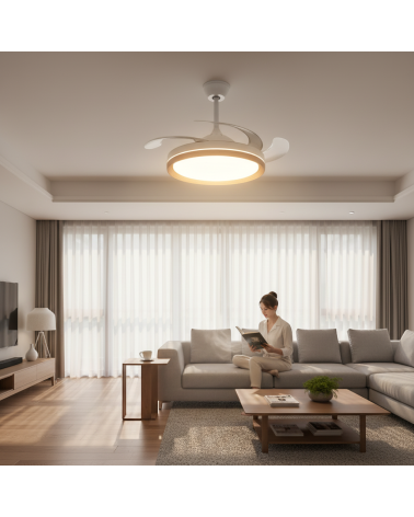 Ανεμιστήρας οροφής & φωτιστικό - DS-6606