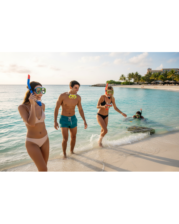 Μάσκα θαλάσσης με αναπνευστήρα - 8012/8TTAB