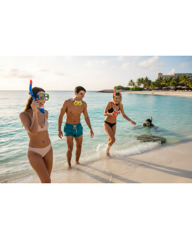 Μάσκα θαλάσσης με αναπνευστήρα - 8012/8TTAB