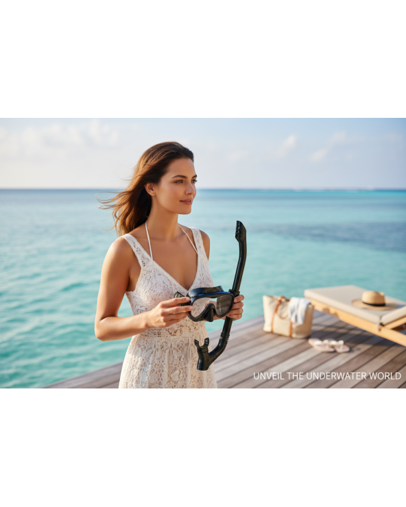 Μάσκα θαλάσσης με αναπνευστήρα - 2313+302