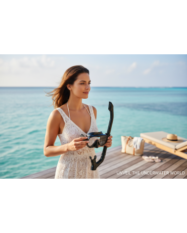 Μάσκα θαλάσσης με αναπνευστήρα - 2313+302