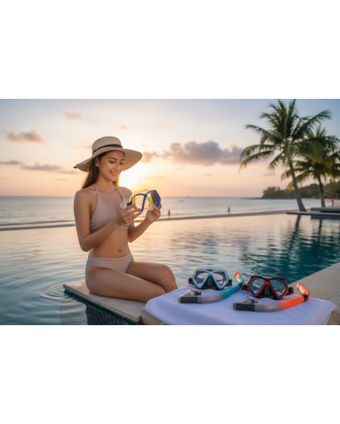 Μάσκα θαλάσσης με αναπνευστήρα - 9937/69TTA