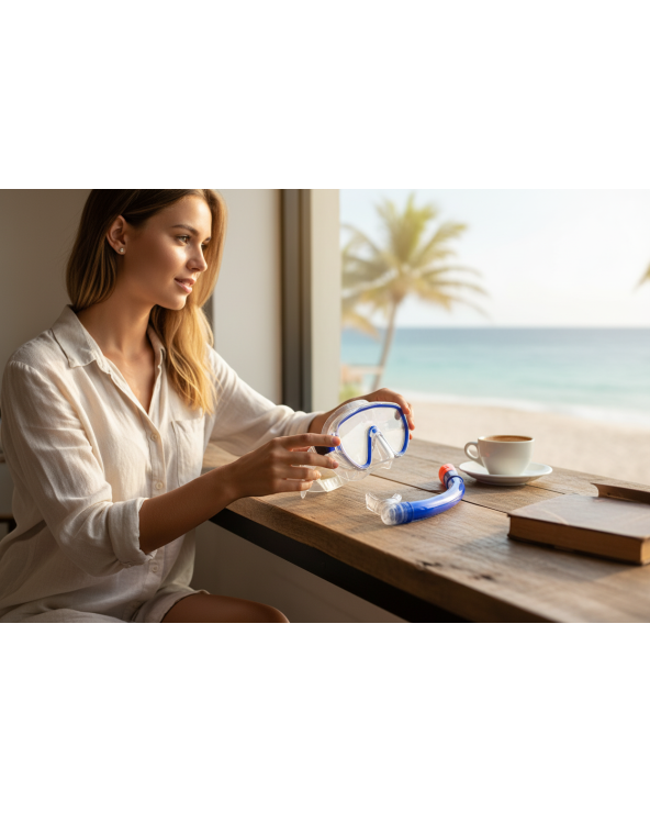 Μάσκα θαλάσσης με αναπνευστήρα - M22S30