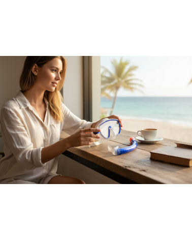 Μάσκα θαλάσσης με αναπνευστήρα - M22S30