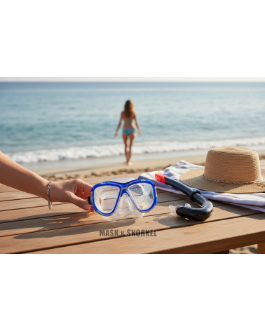 Μάσκα θαλάσσης με αναπνευστήρα - 3266