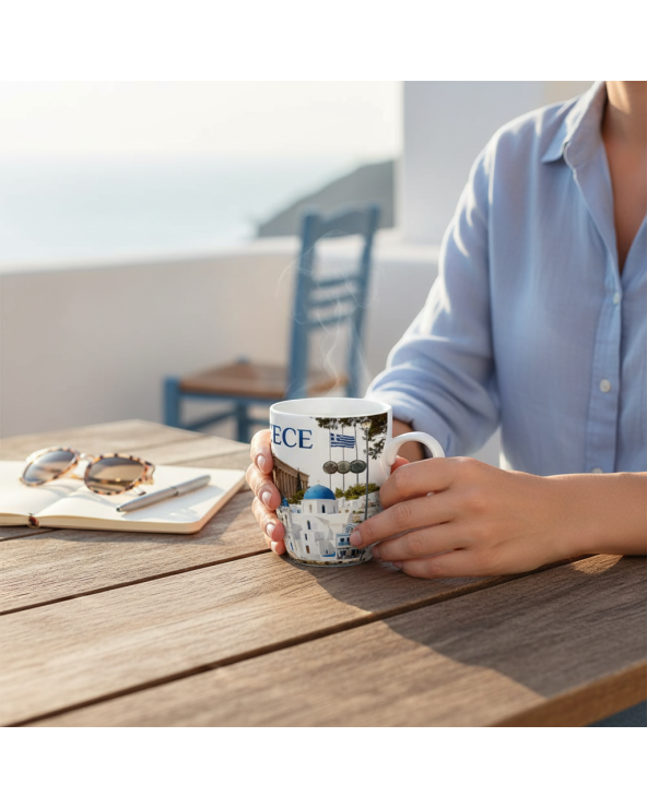 Σετ κεραμική κούπα Souvenir - 12pcs - Greece