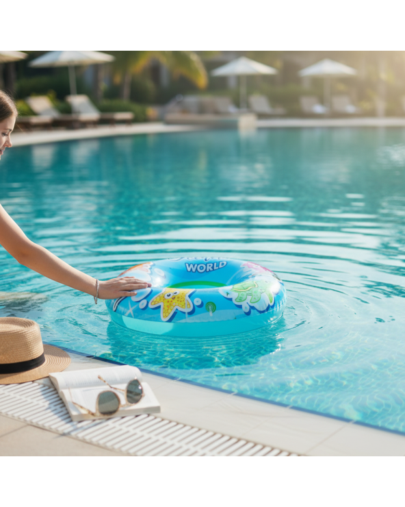 Παιδικό φουσκωτό σωσίβιο - 90cm - 155010 - Blue