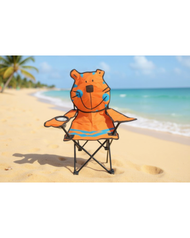 Παιδική πτυσσόμενη καρέκλα camping - 1015 - 241705 - Orange