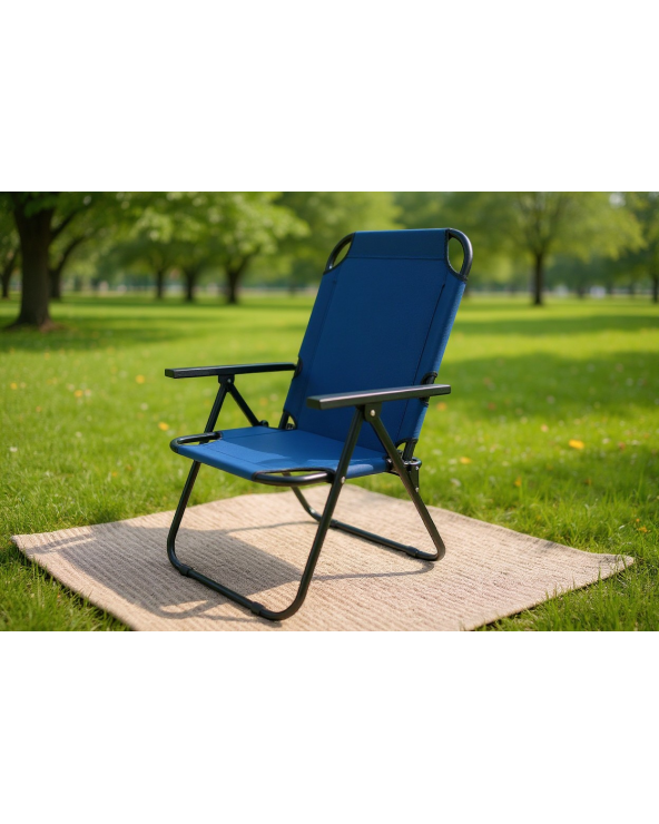 Πτυσσόμενη καρέκλα camping - 1608TFS-D - 251028 - Blue