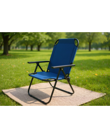 Πτυσσόμενη καρέκλα camping - 1608TFS-D - 251028 - Blue