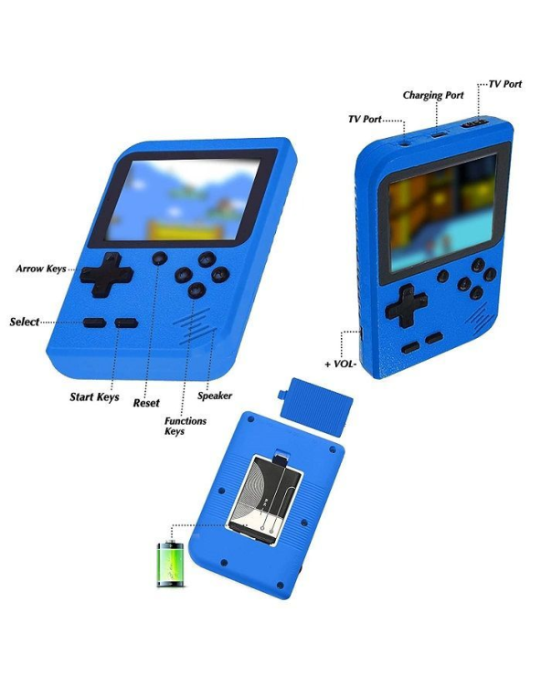 Φορητή κονσόλα παιχνιδιών - 500 - 811061 - Blue