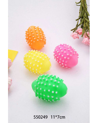 Παιχνίδι σκύλου μπαλάκι μασητικό - 11x7cm - 12pcs