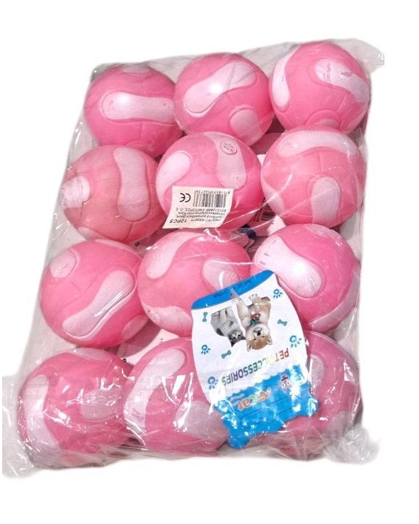 Παιχνίδι σκύλου Latex μπαλάκι - 6cm - 12pcs