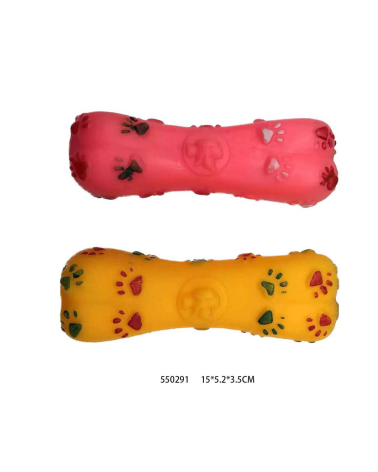 Παιχνίδι σκύλου Latex κόκκαλο - 15x5.2x3.5cm - 12pcs