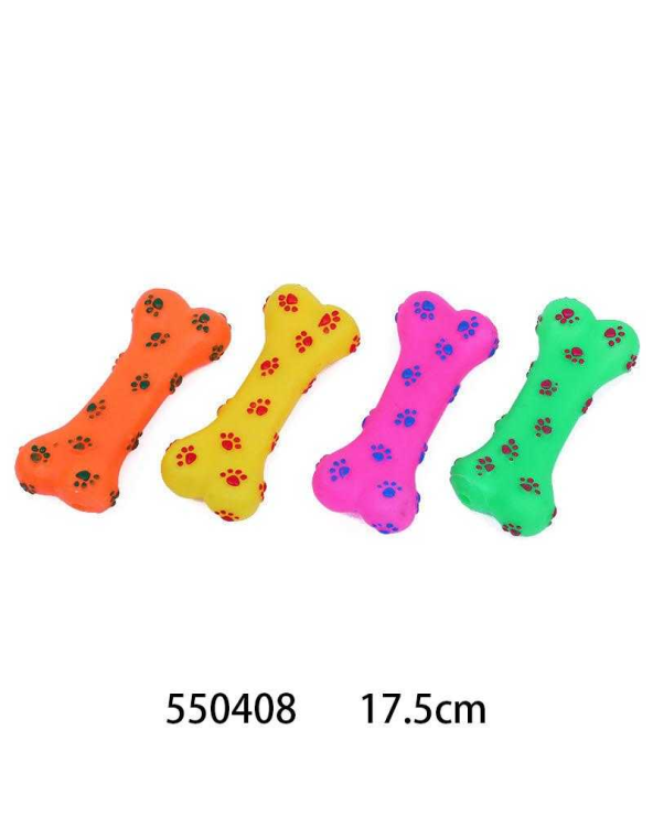 Παιχνίδι σκύλου Latex κόκκαλο - 17.5cm - 12pcs