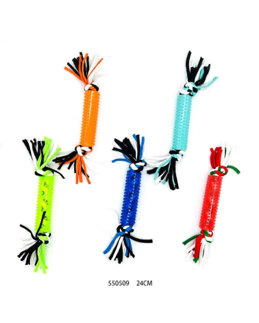 Παιχνίδι σκύλου σχοινί με μασητικό - 24cm - 12pcs