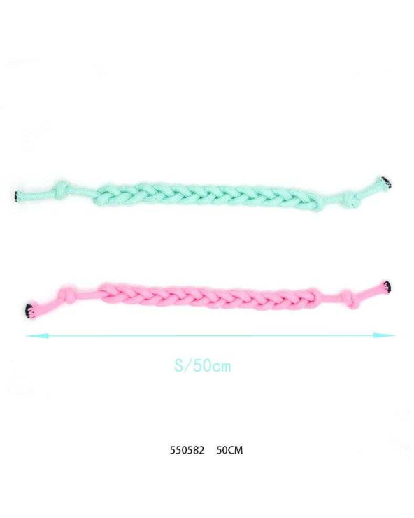 Παιχνίδι σκύλου σχοινί πλεξούδα - 50cm - 12pcs - 550582