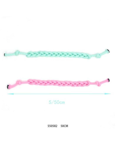 Παιχνίδι σκύλου σχοινί πλεξούδα - 50cm - 12pcs - 550582