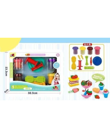 Σετ κατασκευών DIY με πλαστελίνη - Delicious Candies - 5838-15