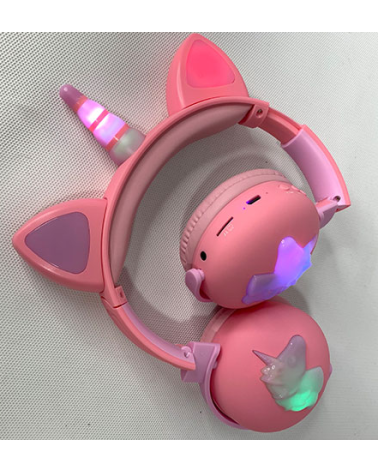 Ασύρματα ακουστικά - Unicorn Headphones - ME17 - 258606 - Pink