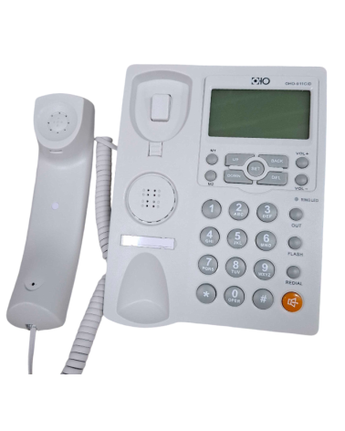 Ενσύρματο σταθερό τηλέφωνο - OHO-011 - 300641 - White