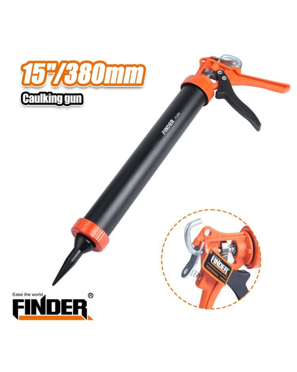 Πιστόλι σιλικόνης κλειστού τύπου - 15" - Finder