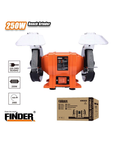Δίδυμος τροχός λείανσης - 250W - Finder