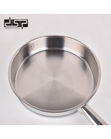Τηγάνι ανοξείδωτο με καπάκι - 2.5L - CS003-C24 - DSP