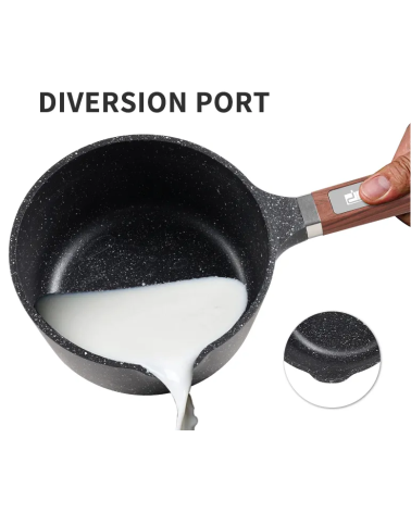 Γαλατιέρα αντικολλητική με καπάκι - 1.45L - CA005-A16-Black - DSP