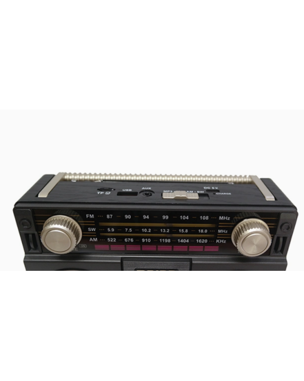 Επαναφορτιζόμενο ραδιόφωνο Retro - MD-1305 BT - 020122 - Red