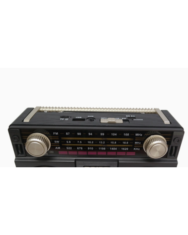 Επαναφορτιζόμενο ραδιόφωνο Retro - MD-1305 BT - 020122 - Red