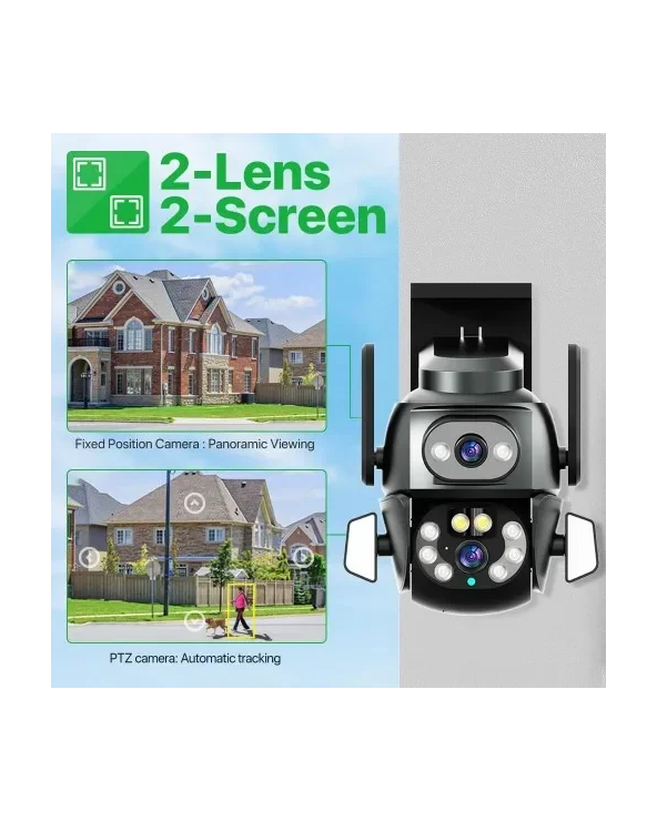 Κάμερα ασφαλείας IP - Dual - Security Camera - CM-Q821