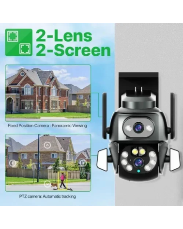 Κάμερα ασφαλείας IP - Dual - Security Camera - CM-Q821