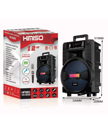 Φορητό ηχείο subwoofer με μικρόφωνο Karaoke - QS-1222
