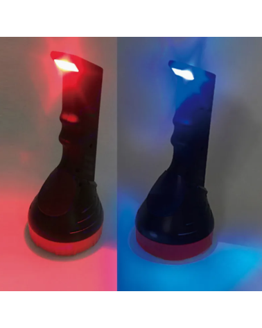 Επαναφορτιζόμενος φακός LED - 88069 - 182752 - Red/Black