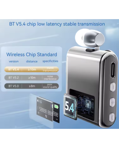 Ασύρματο ακουστικό Bluetooth - K89 - 230625 - Black